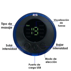 BodyZen™ - Mini Masajeador Cervical Eléctrico Recargable USB