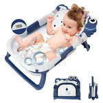 BembiBear™ | Bañera Plegable con Cojín + Termómetro
