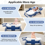 BembiBear™ | Bañera Plegable con Cojín + Termómetro