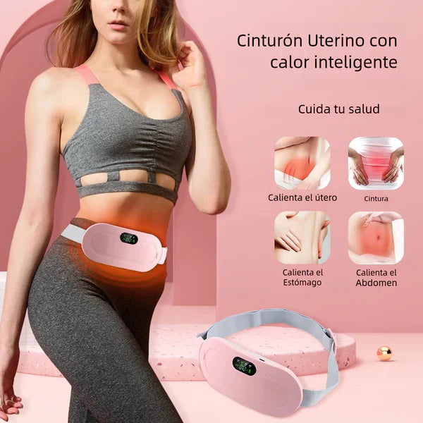 RelaxaPad | Almohadilla Recargable con Calor y Masaje para Cólicos, Espalda y Abdomen.