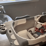 BembiBear™ | Bañera Plegable con Cojín + Termómetro