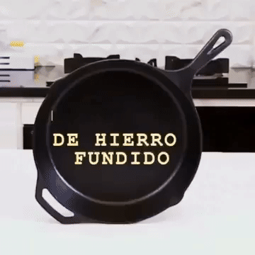 🔥 ChefFerro™ – Juego de Sartenes de Hierro Fundido Pre-sazonadas (3 Piezas) 🍳