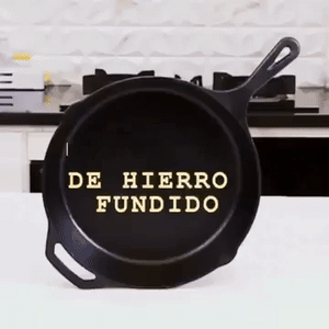 🔥 ChefFerro™ – Juego de Sartenes de Hierro Fundido Pre-sazonadas (3 Piezas) 🍳