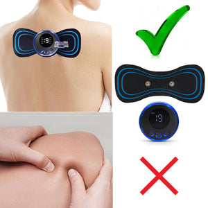 BodyZen™ - Mini Masajeador Cervical Eléctrico Recargable USB